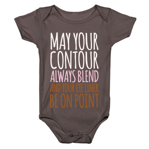 May Your Contour Always Blend Baby One-Piece