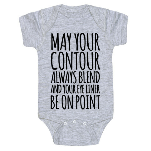 May Your Contour Always Blend Baby One-Piece