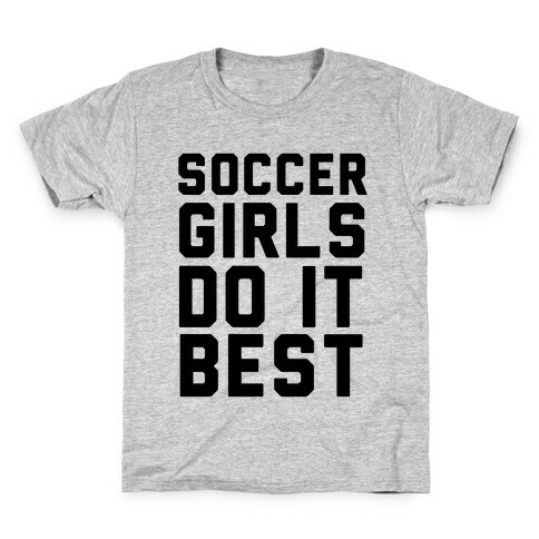 Soccer Girls Kids T-Shirt