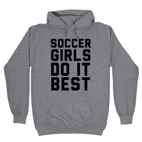 Soccer Girls Hooded Sweatshirt
