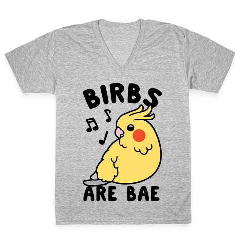 Birbs Are Bae V-Neck Tee Shirt