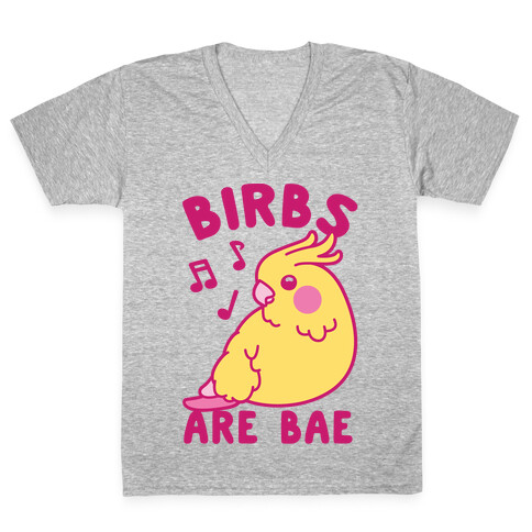 Birbs Are Bae V-Neck Tee Shirt