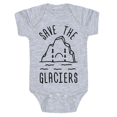 Save The Glaciers Baby One-Piece