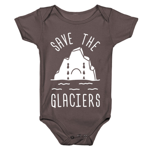 Save The Glaciers Baby One-Piece