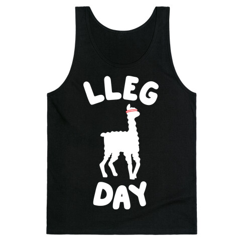 Lleg Day Llama Tank Top