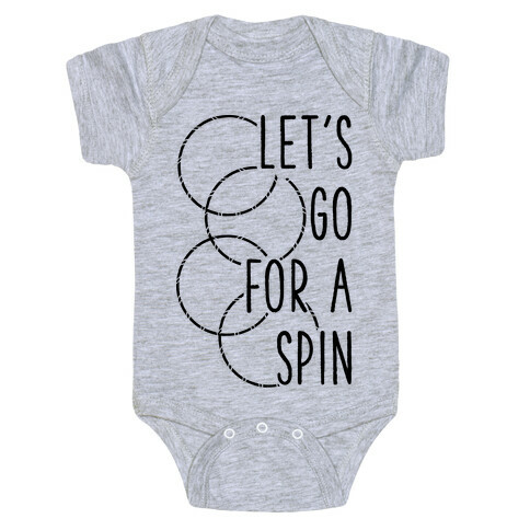 Let's Go For A Spin Baby One-Piece