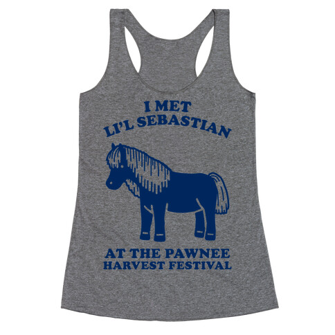 I Met Li'l Sebastian at the Pawnee Harvest Festival Racerback Tank Top