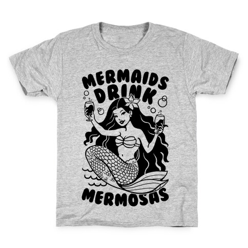 Mermaids Drink Mermosas Kids T-Shirt