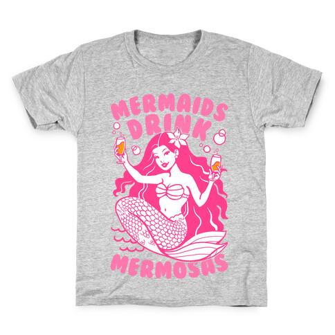 Mermaids Drink Mermosas Kids T-Shirt