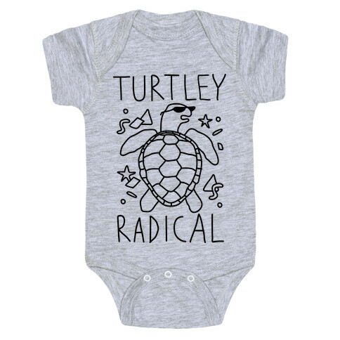 Turtley Radical Baby One-Piece