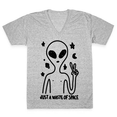 Just A Waste Of Space V-Neck Tee Shirt