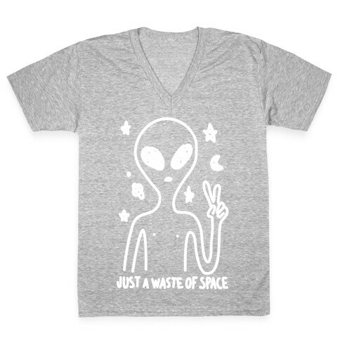 Just A Waste A Space V-Neck Tee Shirt