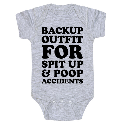 Backup Outfit For Spit Up & Poop Accidents Baby One-Piece