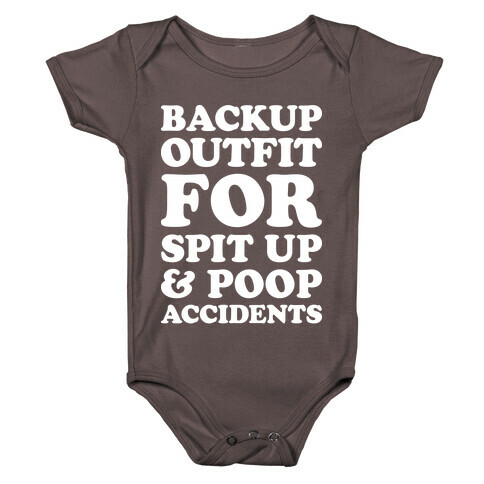 Backup Outfit For Spit Up & Poop Accidents Baby One-Piece