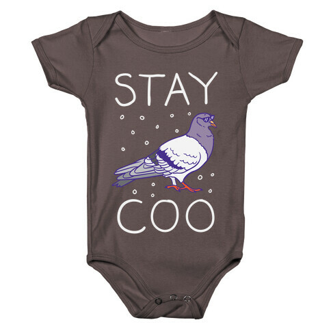 Stay Coo Pigeon  Baby One-Piece