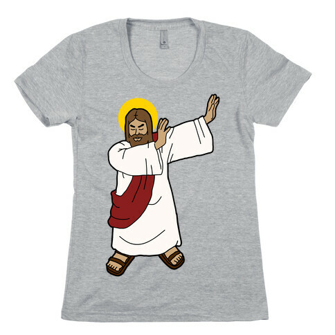Dabbing Jesus Womens T-Shirt