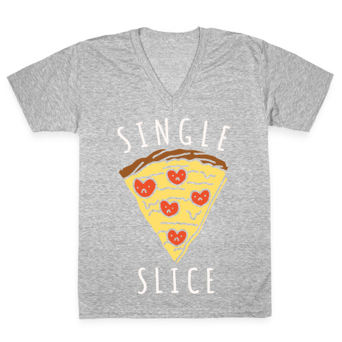 Single Slice V-Neck Tee Shirt