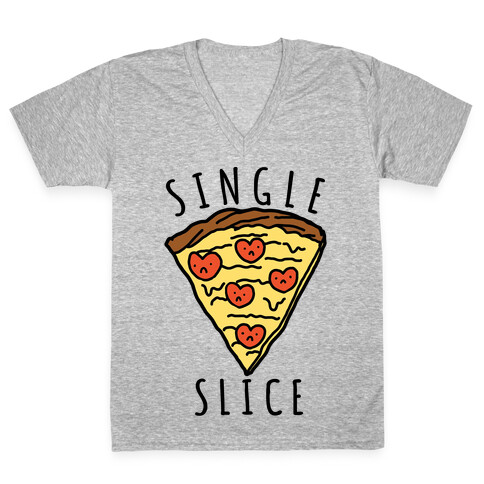 Single Slice V-Neck Tee Shirt