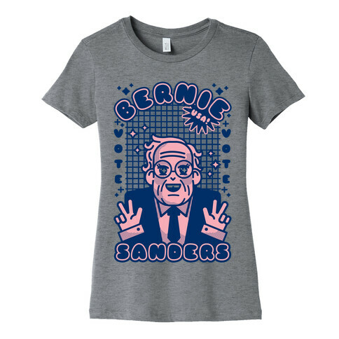 Anime Bernie Sanders Womens T-Shirt