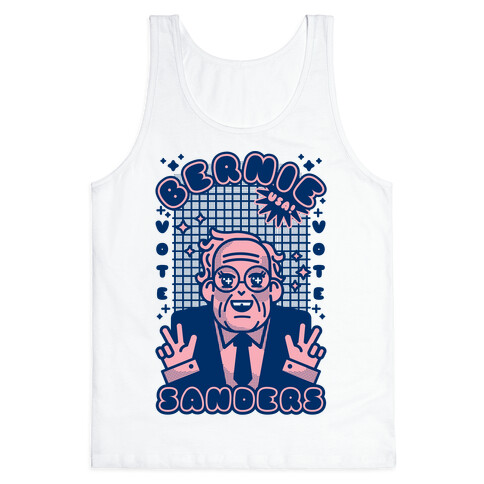 Anime Bernie Sanders Tank Top