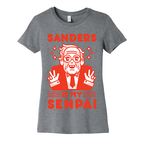 Bernie Sanders Is My Senpai Womens T-Shirt