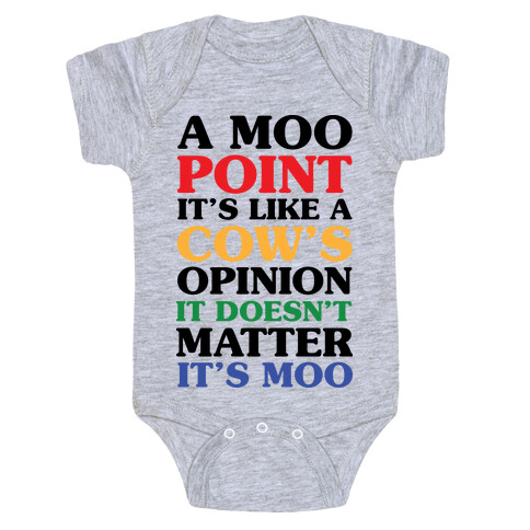 A Moo Point Baby One-Piece