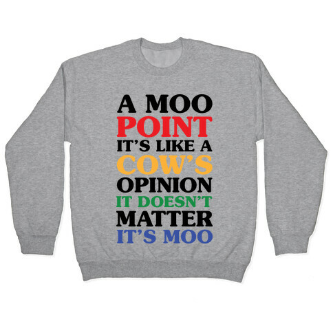 A Moo Point Pullover