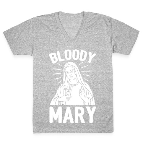 Bloody Virgin Mary V-Neck Tee Shirt