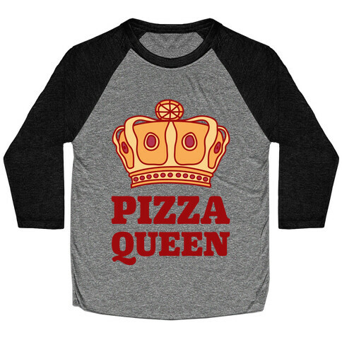 Pizza Queen Baseball Tee