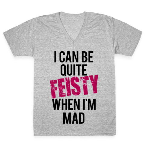 Feisty V-Neck Tee Shirt