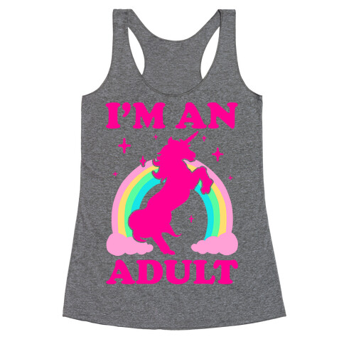 I'm An Adult Racerback Tank Top