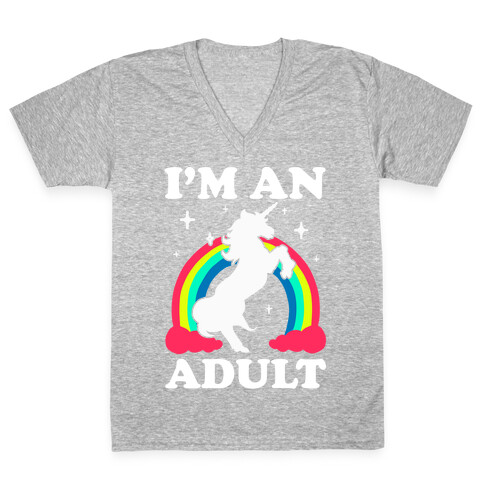 I'm An Adult V-Neck Tee Shirt