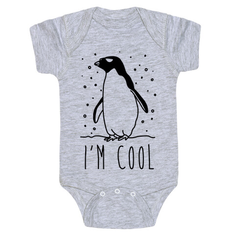 I'm Cool Penguin Baby One-Piece