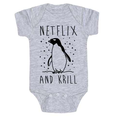 Netlfix And Krill Penguin Baby One-Piece