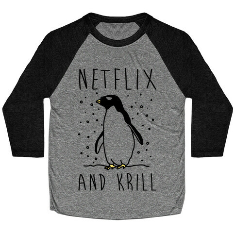 Netflix And Krill Baseball Tee
