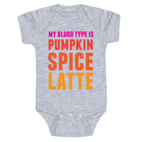 My Blood Type Baby One-Piece
