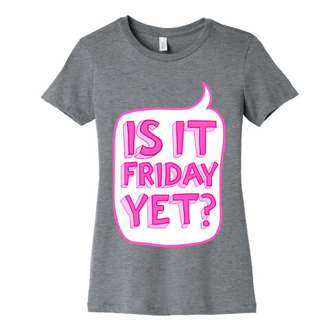 Is It Friday Yet? Womens T-Shirt