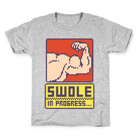 Swole In Progress Kids T-Shirt