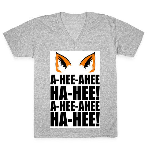 The Fox Says... V-Neck Tee Shirt