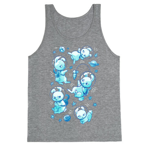 Bunnies In Space Tank Top