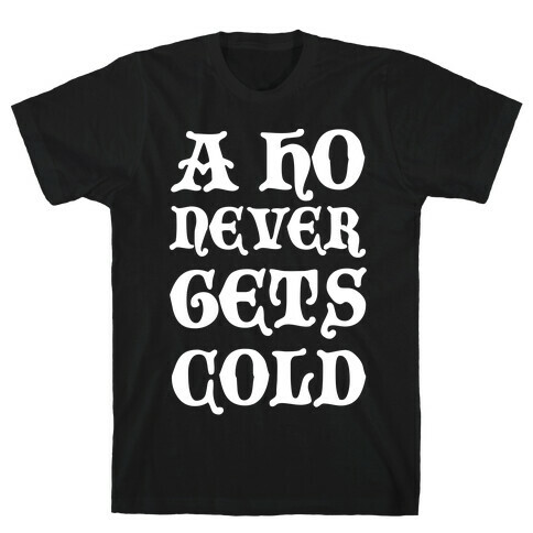 A Ho Never Gets Cold T-Shirt