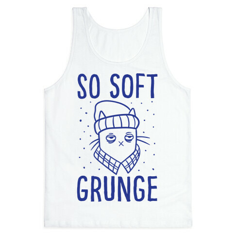 Soft Grunge Cat Tank Top