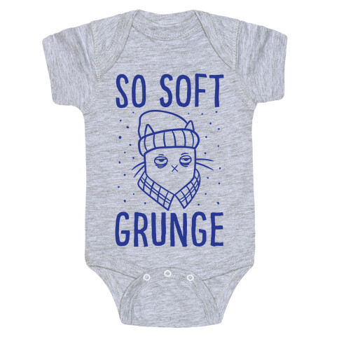 Soft Grunge Cat Baby One-Piece