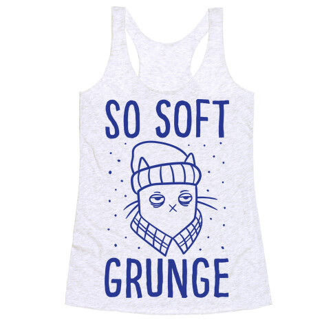 Soft Grunge Cat Racerback Tank Top