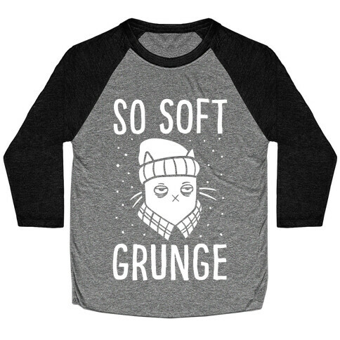Soft Grunge Cat Baseball Tee