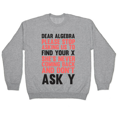 Dear Algebra Pullover