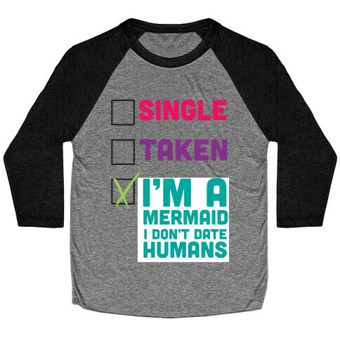 I'm a Mermaid Baseball Tee