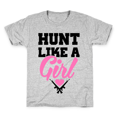 Hunt Like A Girl Kids T-Shirt