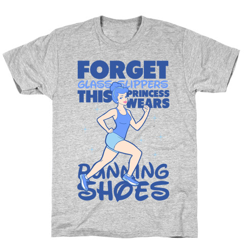 This Princess Wears Running Shoes (Dark Print) T-Shirt