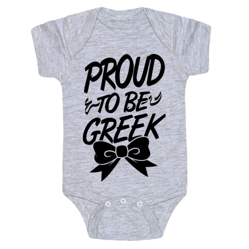 Proud To Be Greek Baby One-Piece